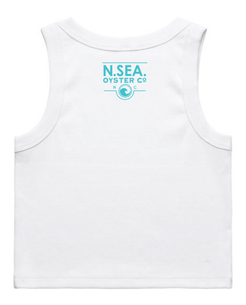 N. SEA. Oyster Women's Rib Crop Tank