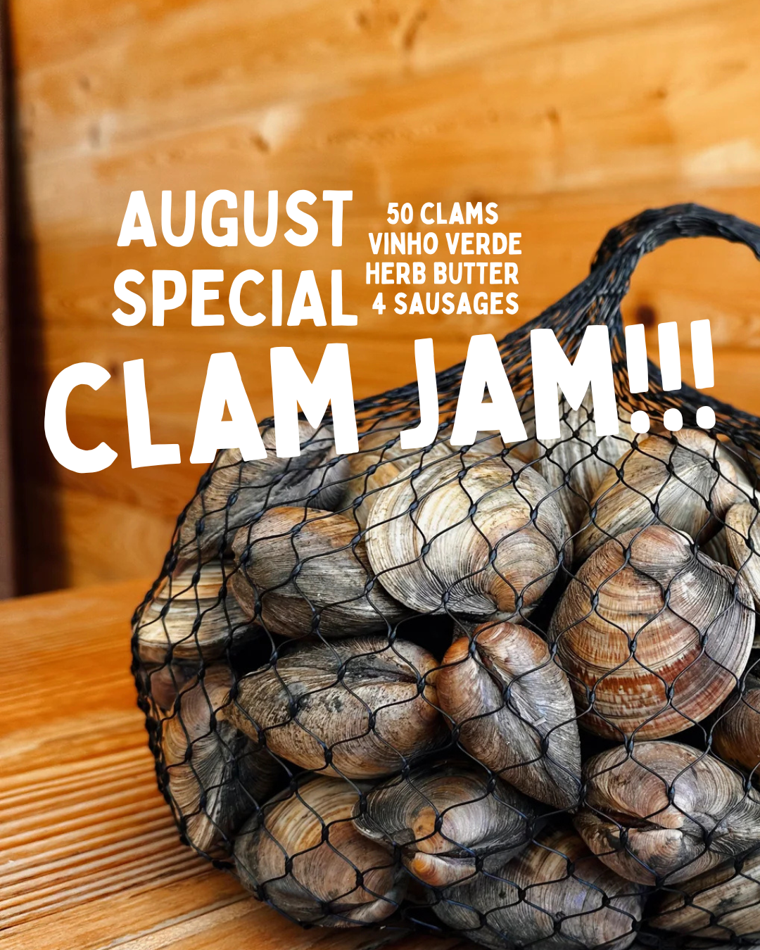 August Special- CLAM JAM!
