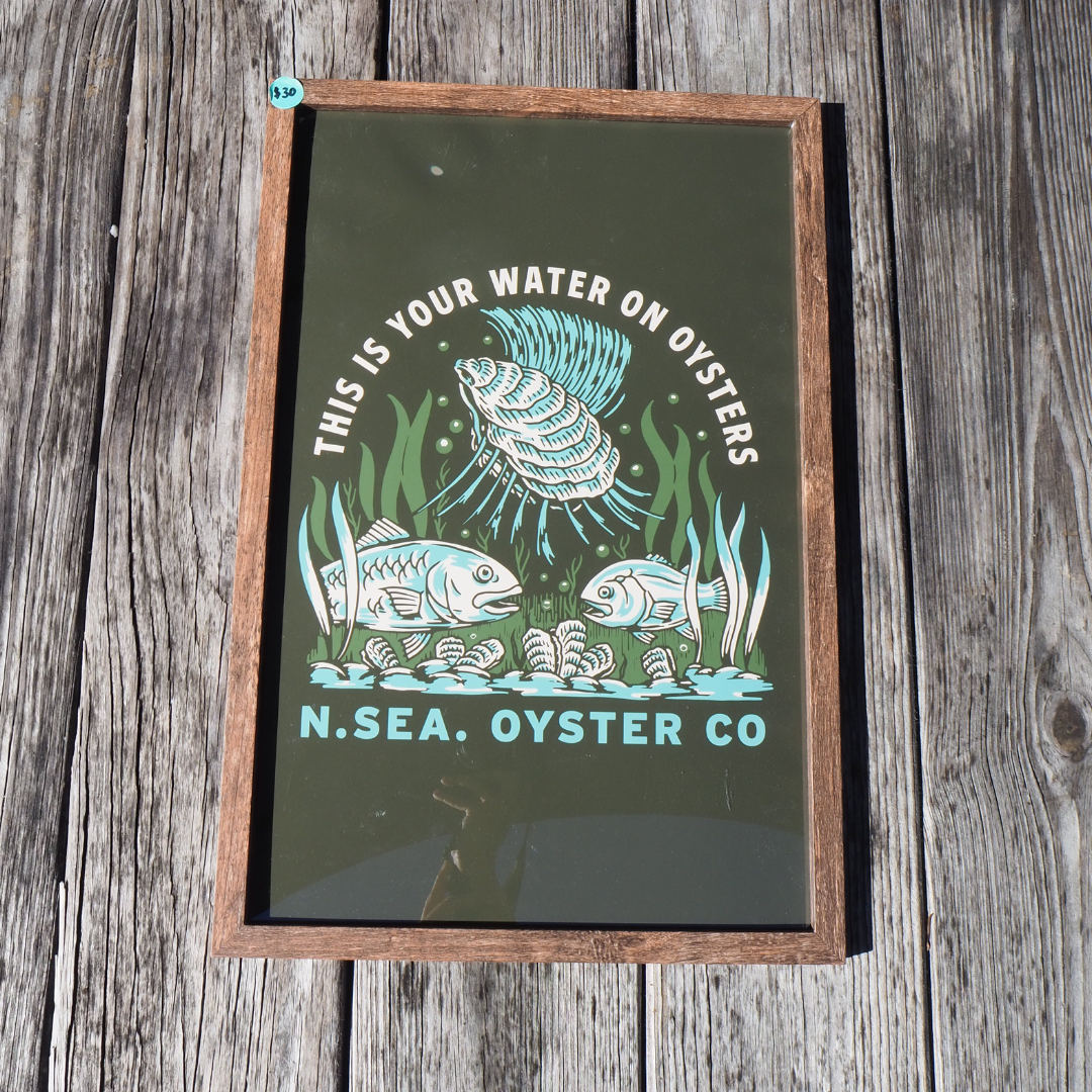 N. SEA. Framed Poster