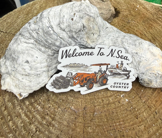 N. SEA. Oyster Country Magnet