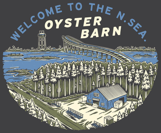 Oyster Barn Transfer Stickers