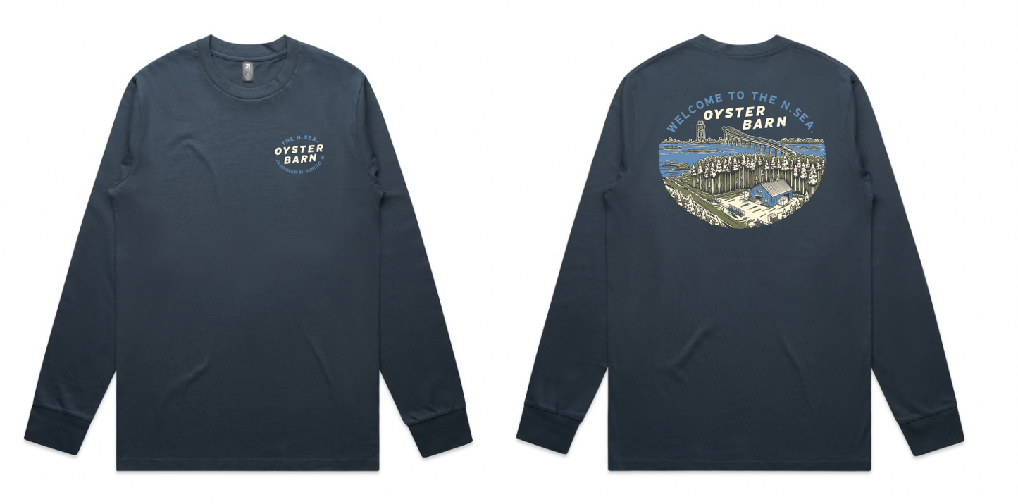 The Oyster Barn Long Sleeve Tee