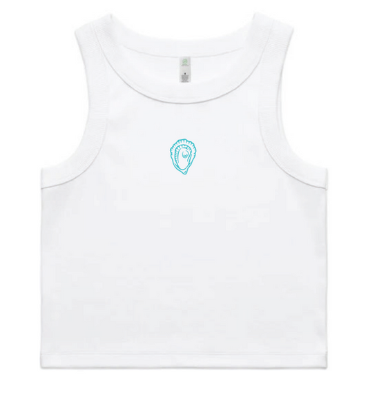 N. SEA. Oyster Women's Rib Crop Tank