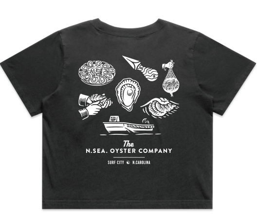 N. SEA. Oyster Co Icon Crop Top
