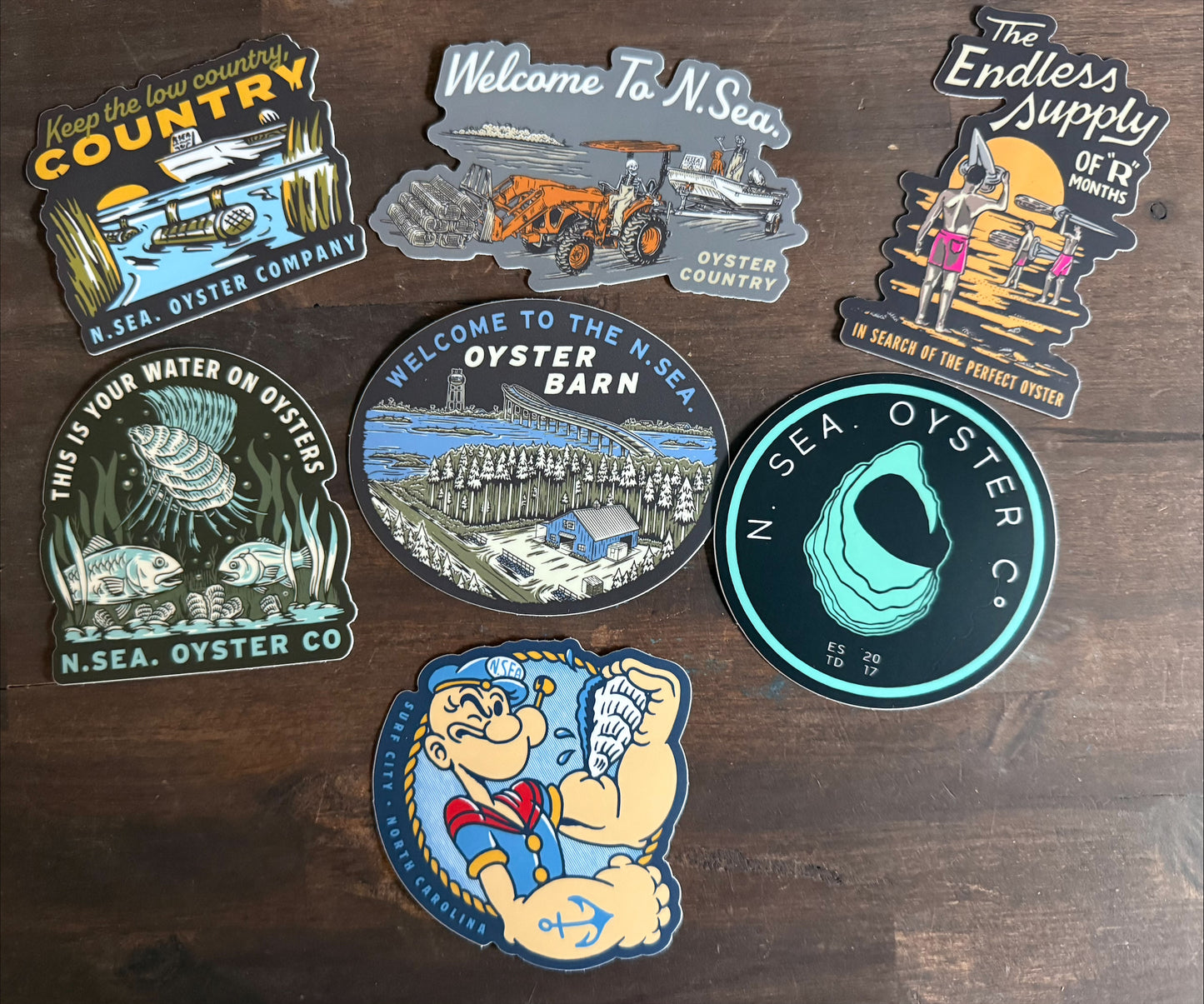 N. SEA. Sticker Pack